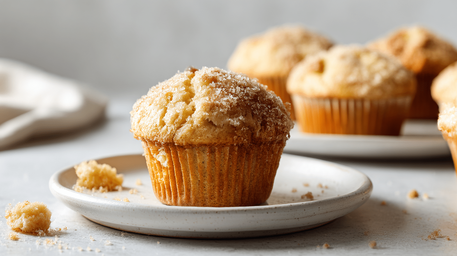 vanille muffins air fryer rezept in einem schönen Arrangement