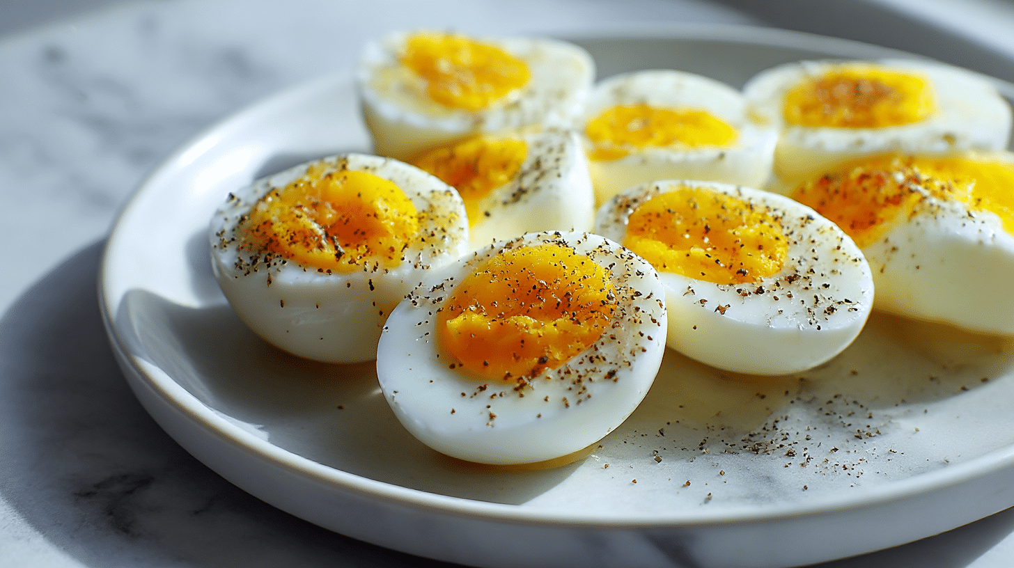 gesunde eier im heissluftfryer für die diät