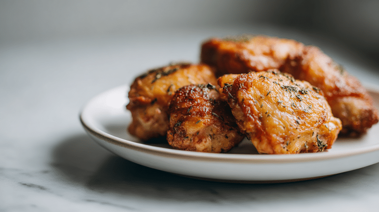 Hähnchenschenkel knusprig air fryer perfekt zubereitet