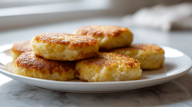 Hüttenkäsetaler air fryer frisch zubereitet und knusprig