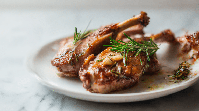 kaninchen im air fryer für ein schnelles Abendessen