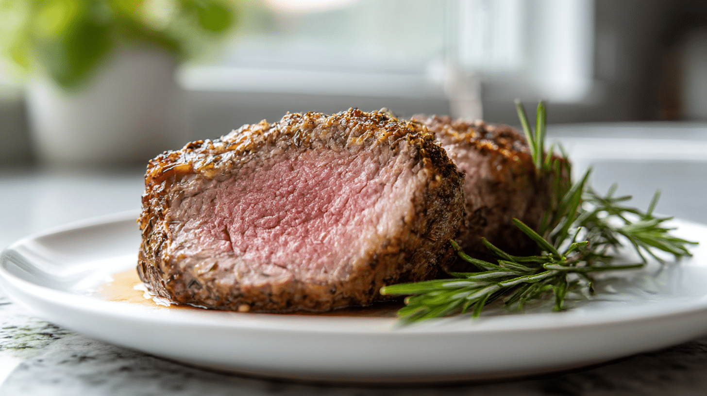 saftiges lammfilet aus dem air fryer