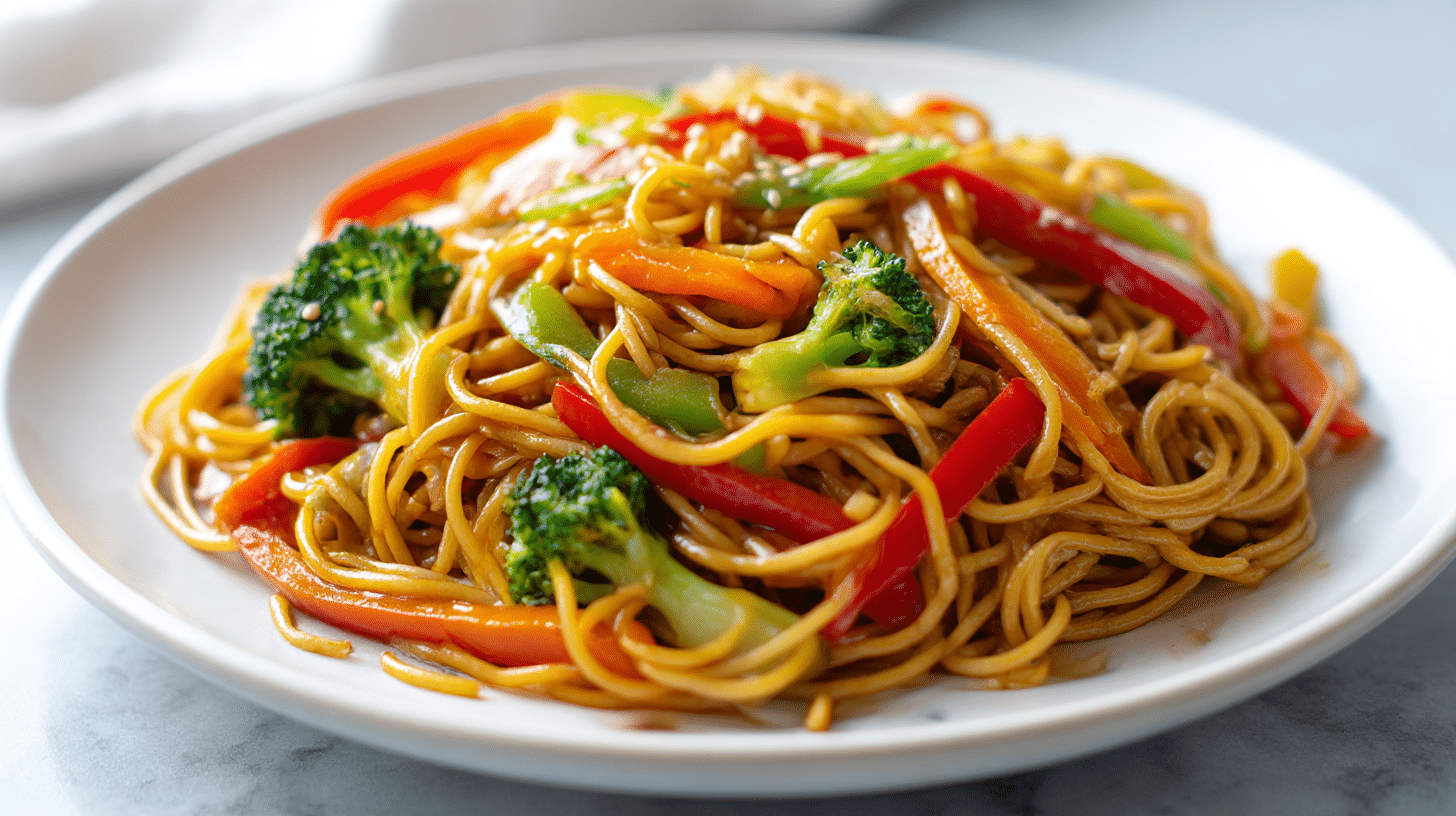 Schnelle Zubereitung von Mie Nudeln im Air Fryer für den perfekten Snack.