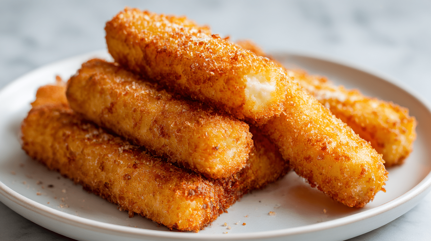 einfache mozarella sticks air fryer optimal für zuhause