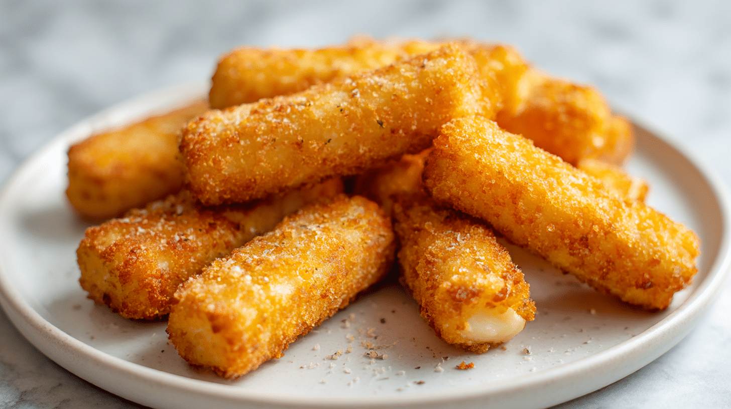 leckere mozarella sticks air fryer perfekt für partys