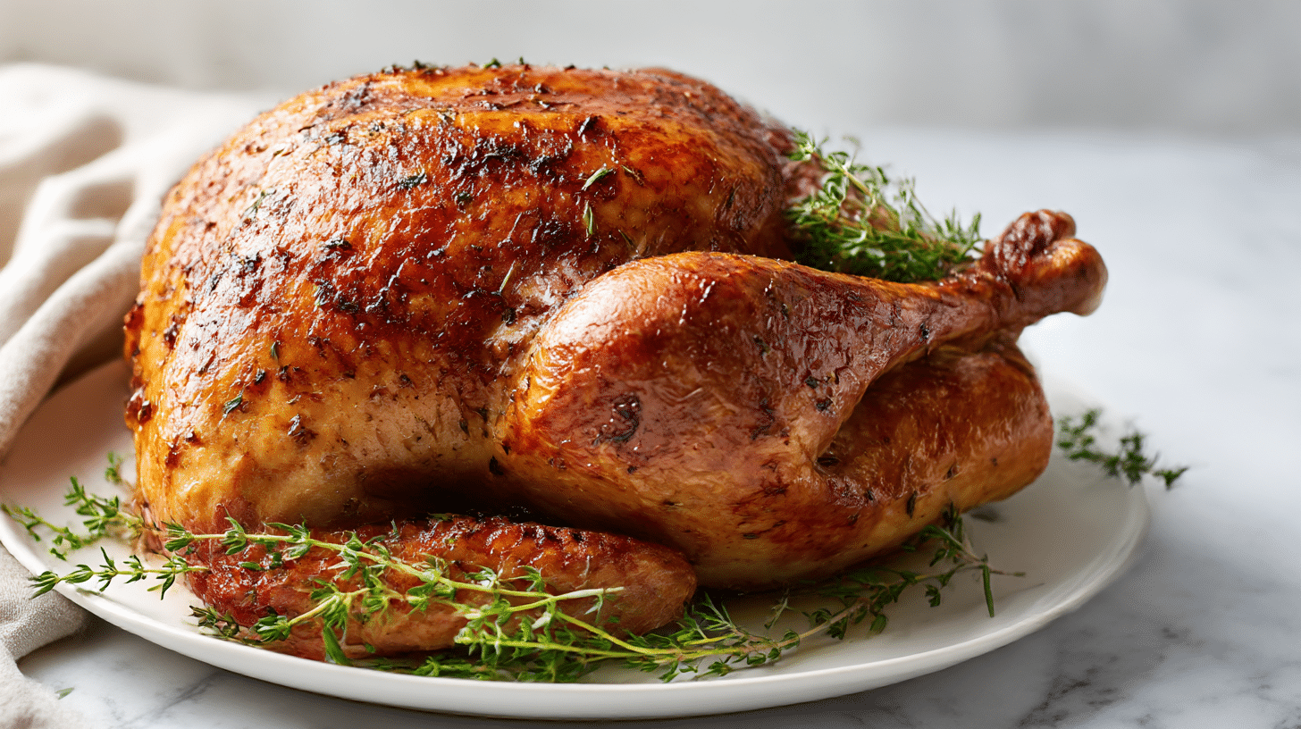 pute im air fryer zubereiten, würzig mariniertes Hähnchen