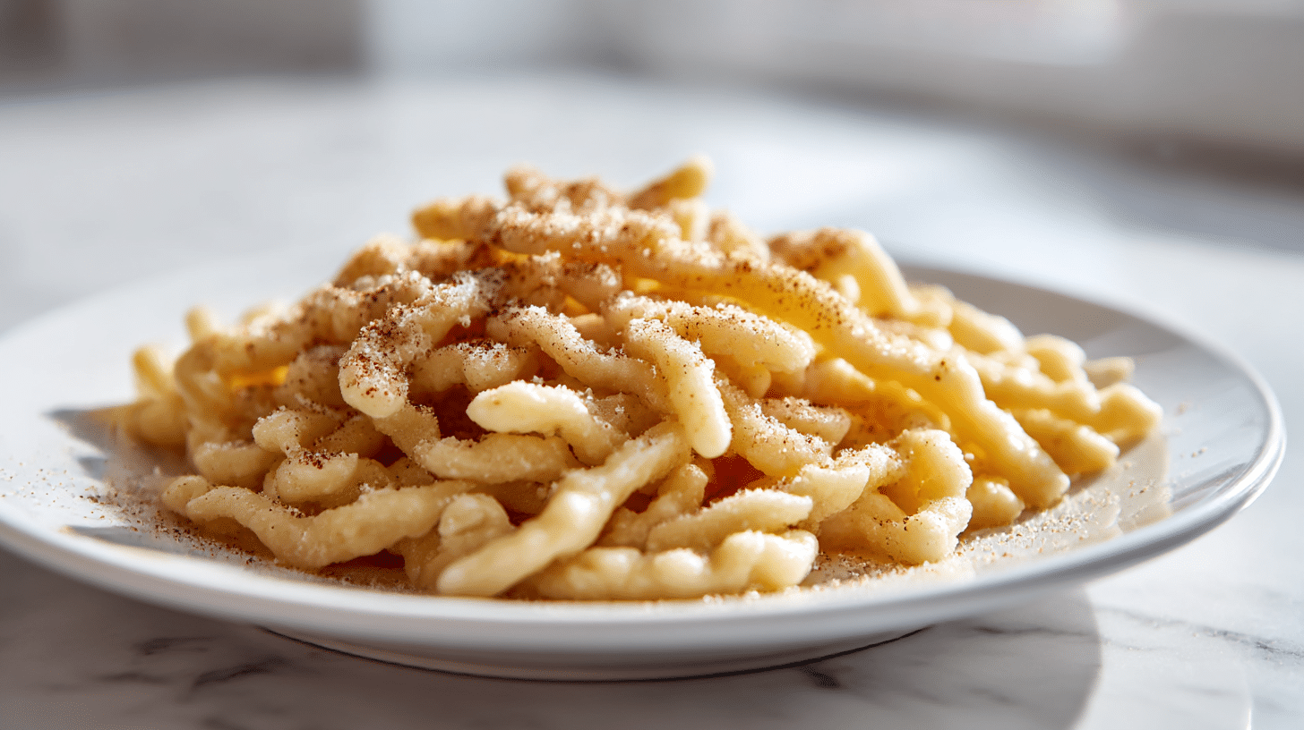 spätzle im air fryer goldbraun