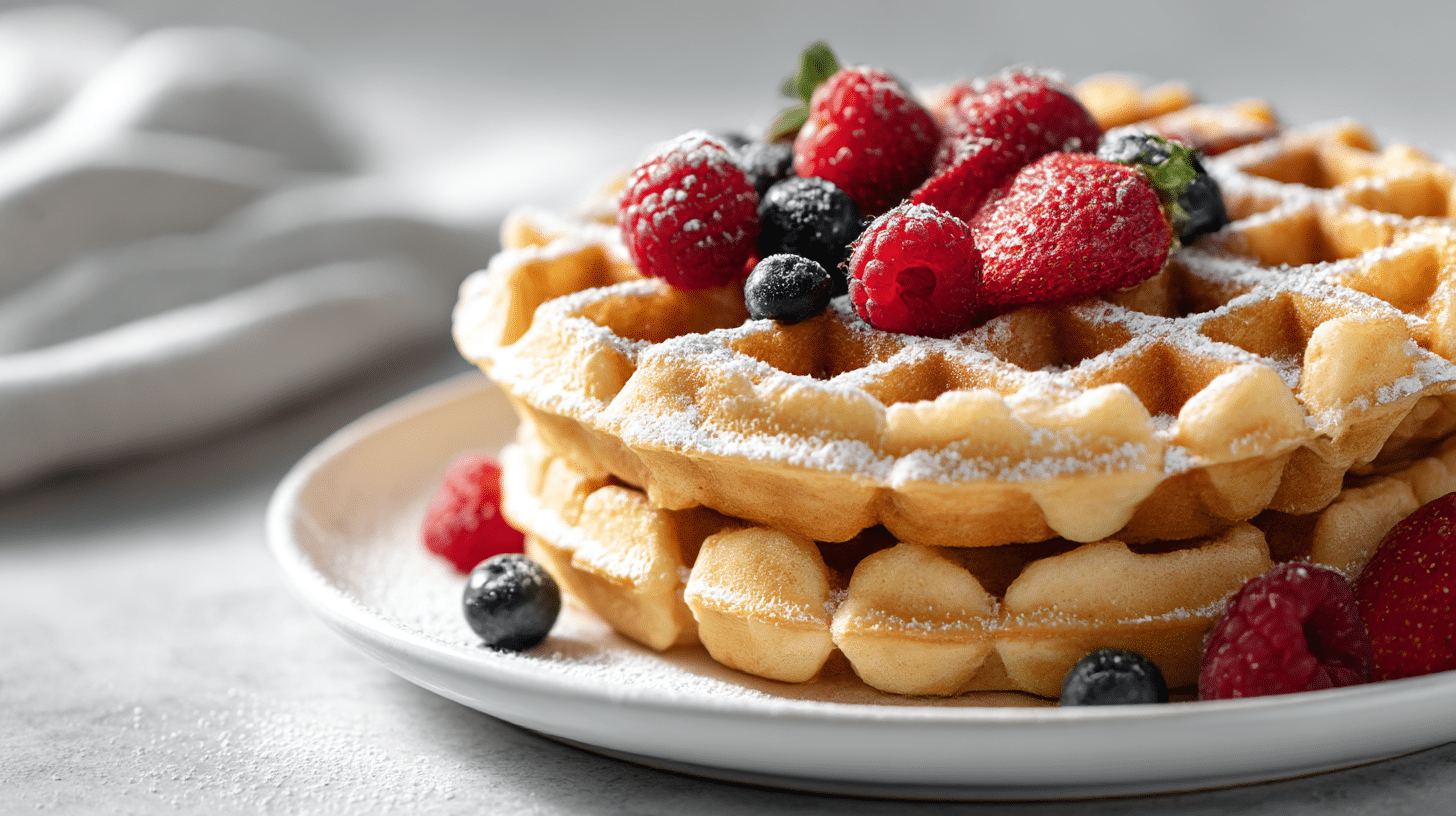 waffel air fryer Waffeln als perfekte Beilage zu Desserts