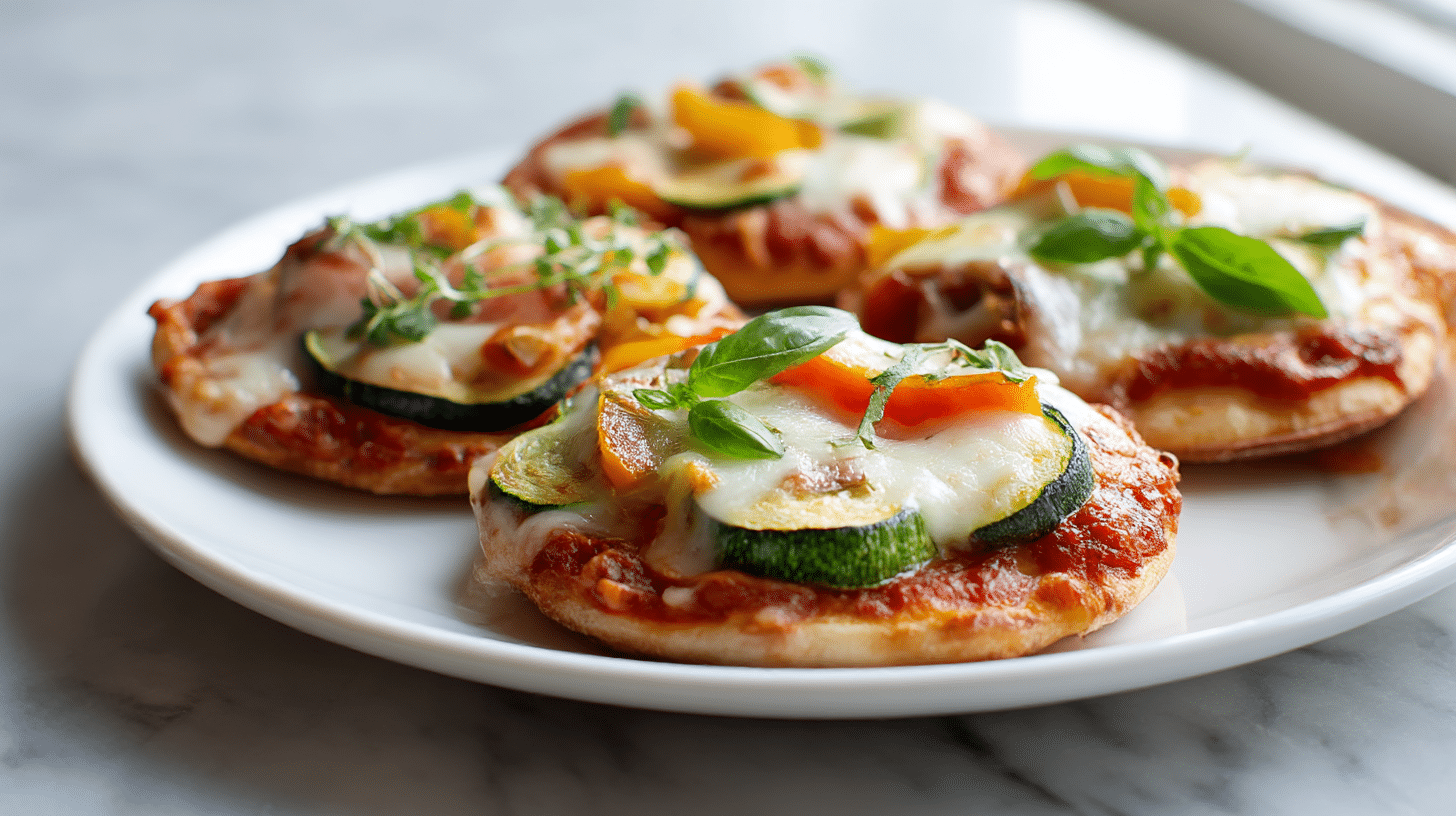 Leckere mini pizzas air fryer für einen schnellen Snack