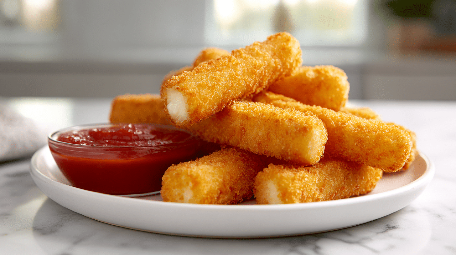 mozzarella sticks paniert air fryer für perfekten Genuss