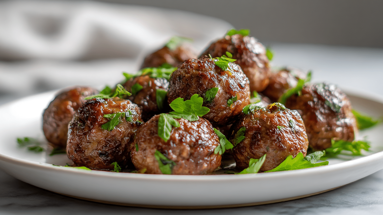 Rinderhackfleisch im air fryer für gesundes Kochen