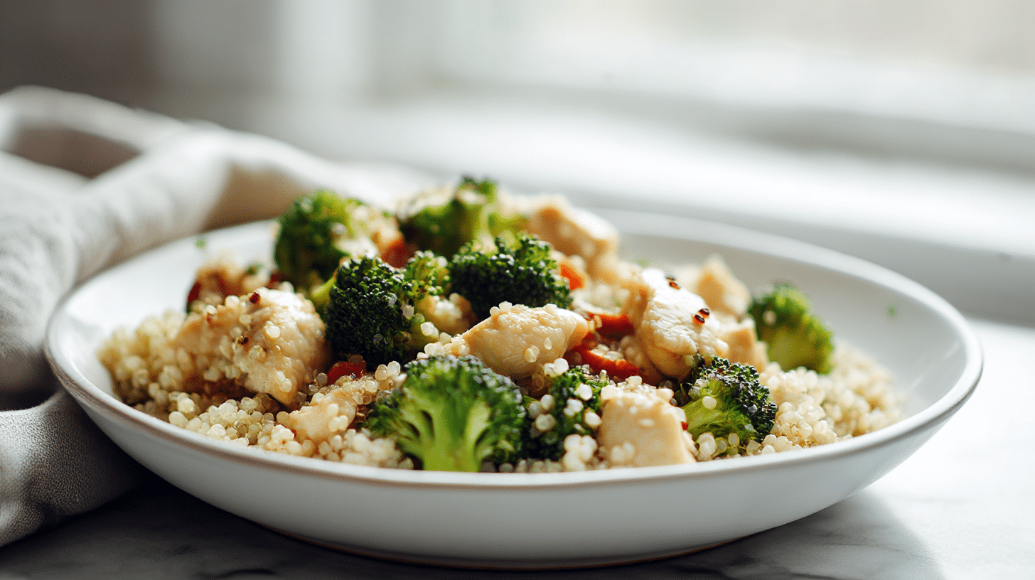 bowl mit haehnchen air fryer ideal bei grossem hunger