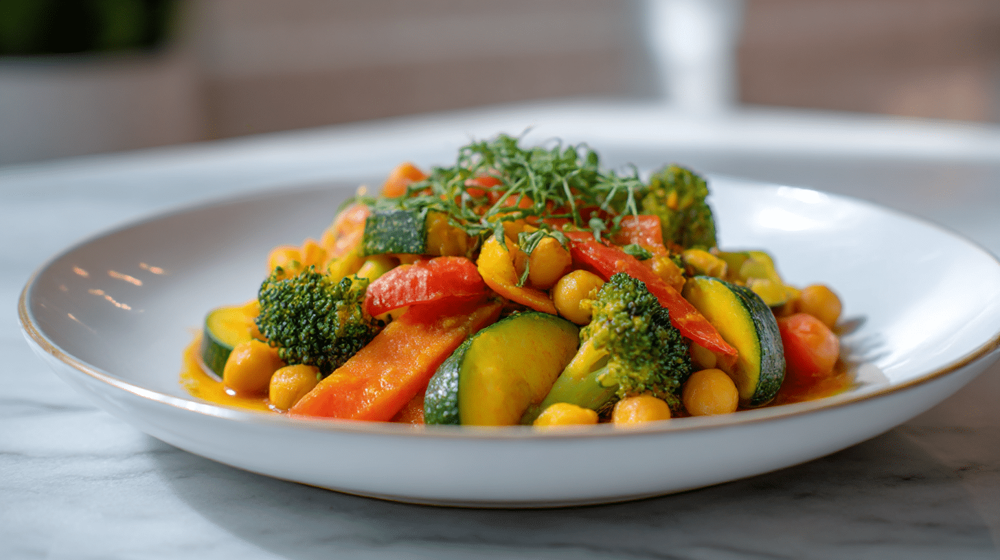 curry mit gemüse air fryer