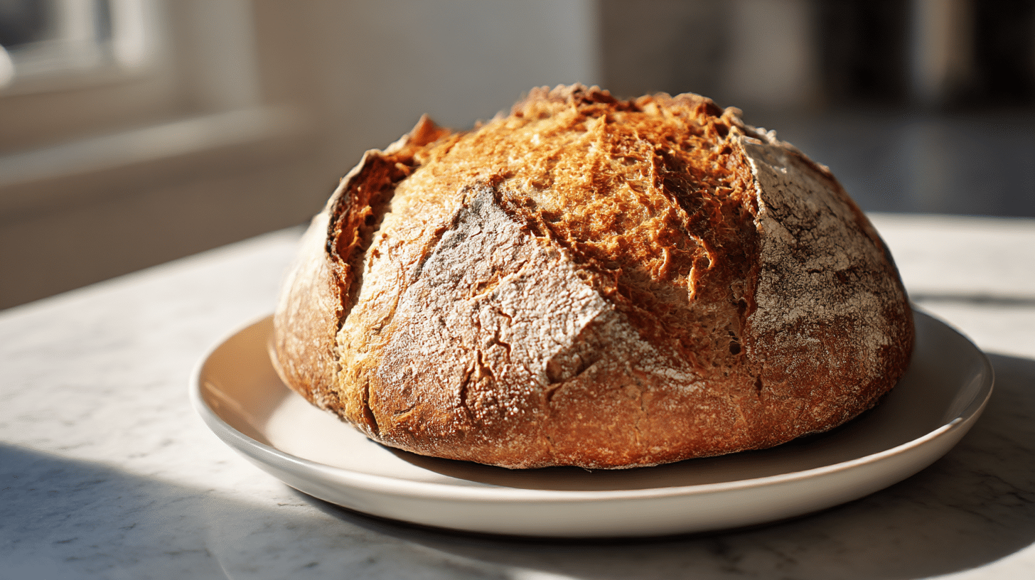 dinkelbrot air fryer frisch aus dem Gerät