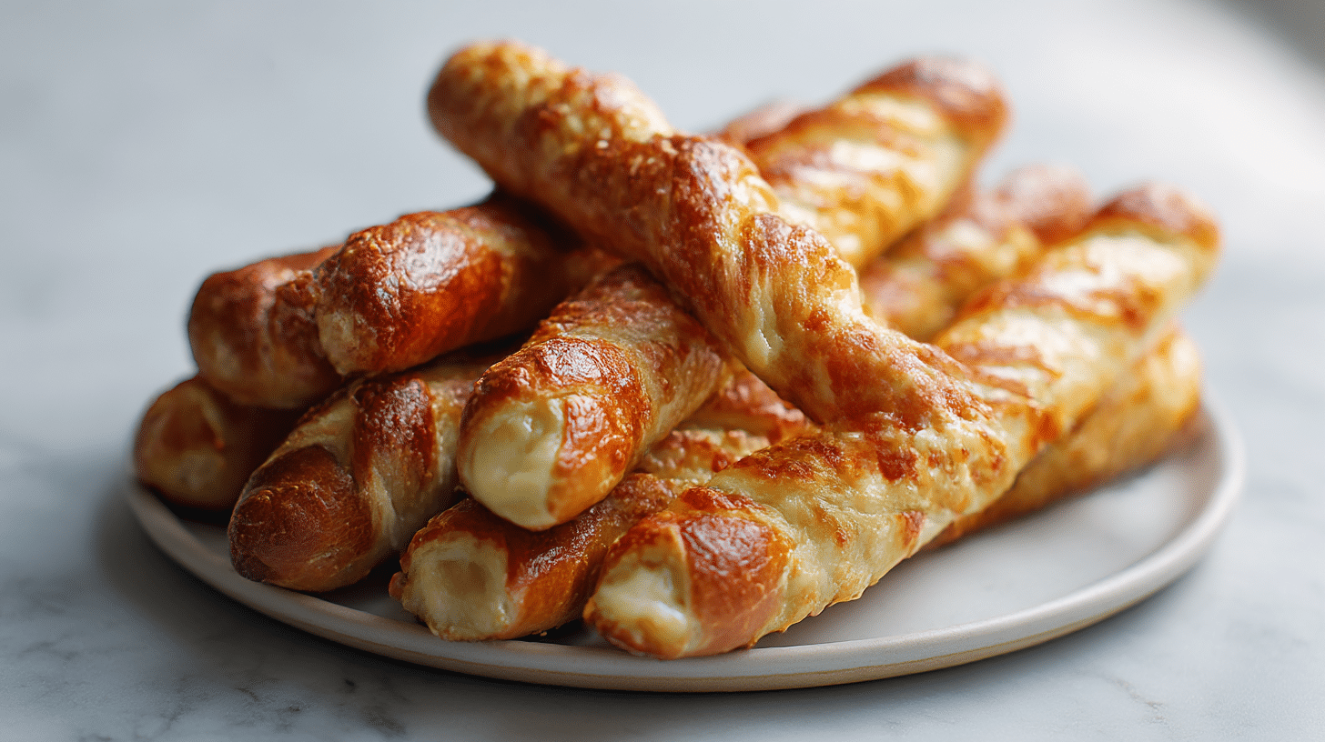 laugenstangen mit käse air fryer goldbraun gebacken