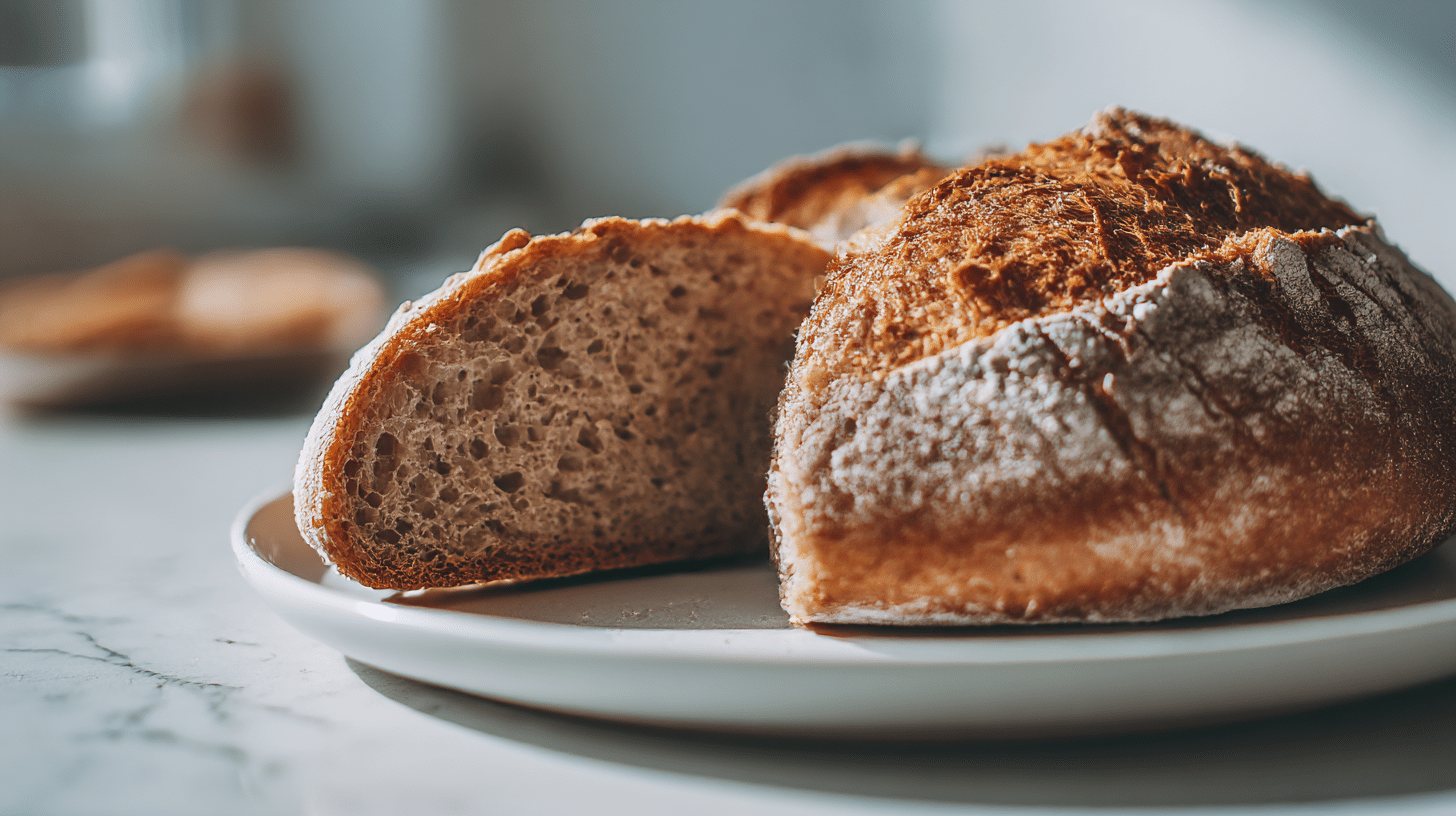 Knuspriges vollkornbrot im air fryer, besonders appetitlich.