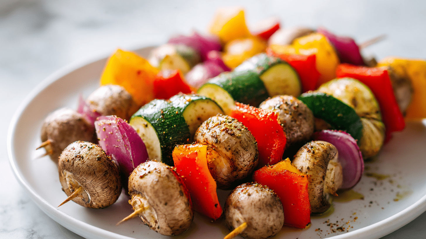 gesunde gemüsespieße air fryer grill für die ausgewogene Ernährung
