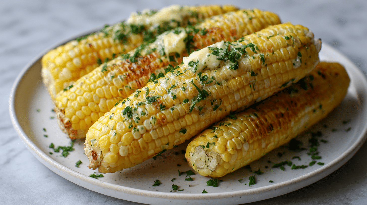 maiskolben air fryer knoblauchbutter für ein schmackhaftes BBQ