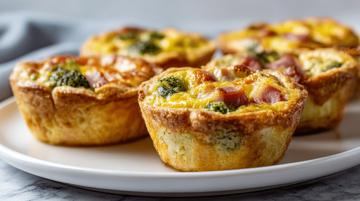 Saftige mini quiches air fryer, perfekt für Feiern.