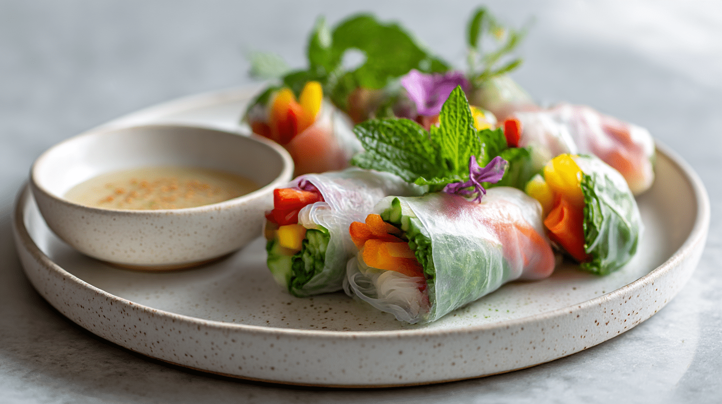 sommerrollen air fryer knusprig selbstgemacht
