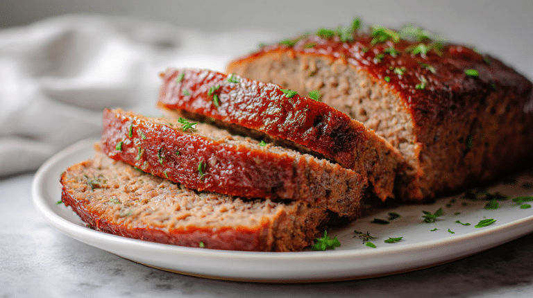 Der perfekte hackbraten air fryer saftig für Ihr Abendessen.