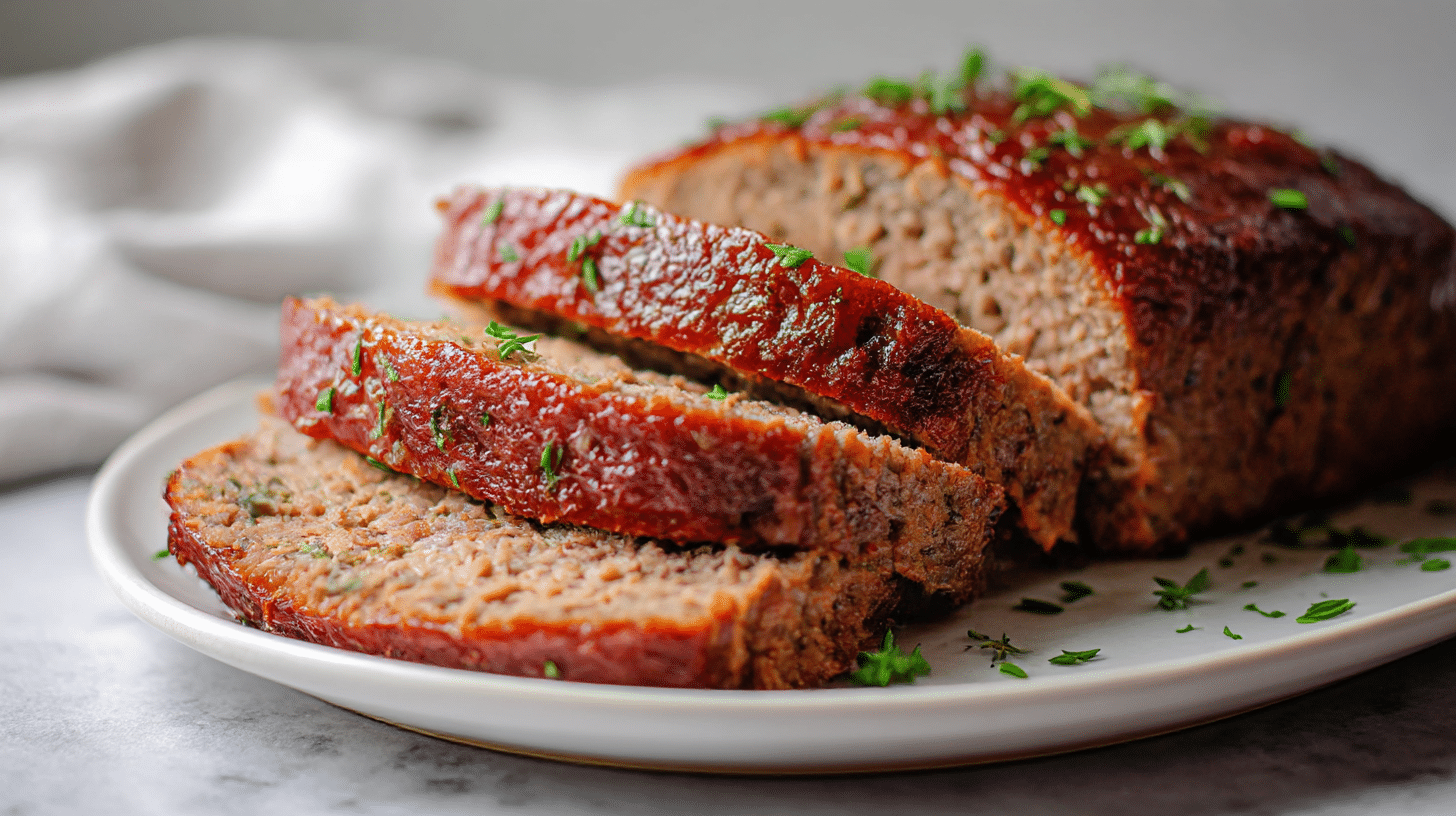 Der perfekte hackbraten air fryer saftig für Ihr Abendessen.